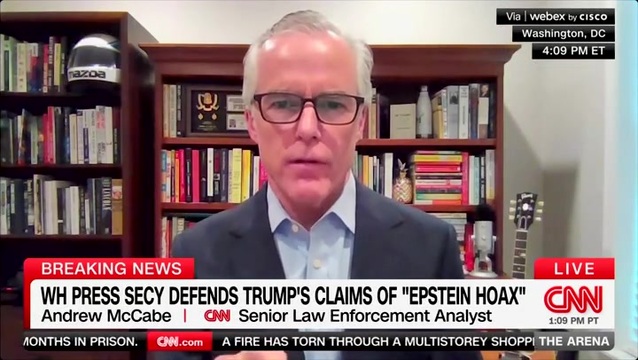 Andrew McCabe: ‘There Isn‘t Actually Any Public Right To Be Able to See into Sensitive FBI Files’