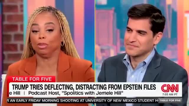 CNN’s Enten Pushes Back on Jemele Hill’s Claim Trump Is Losing Ground with Republicans Over the Epstein Files
