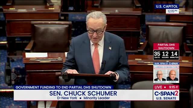 Sen. Schumer: Republicans Are ‘Holding Airports, Travelers, and TSA Workers Hostage’
