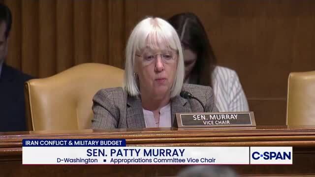 Sen. Murray Blasts the Pentagon Over Iran: You’re Not Providing a Breakdown for the Cost of This War, Now You Want Congress to Send You $1.5T More?